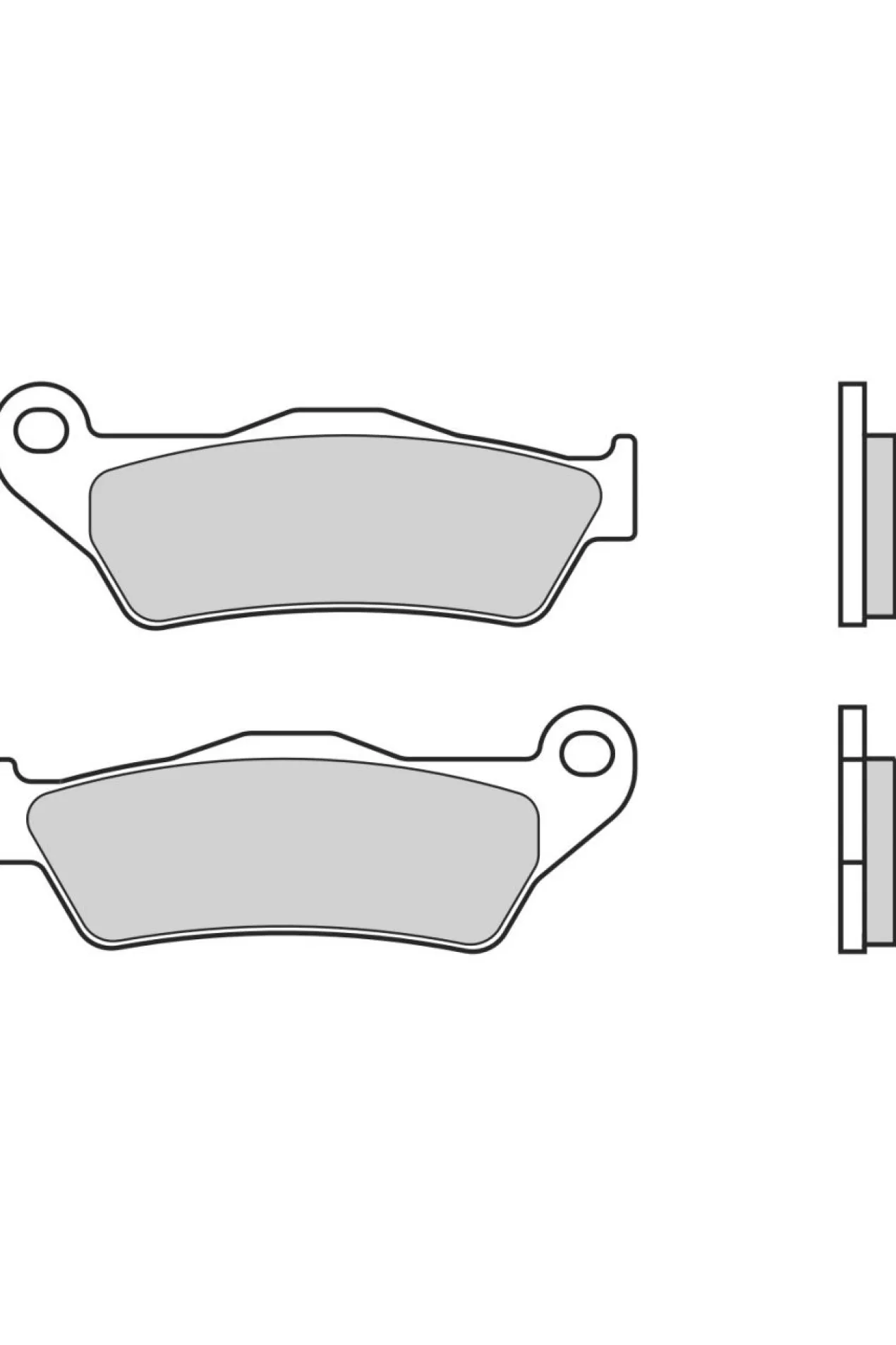 Set Pastiglie Brembo 07bb04tt Semimetallica