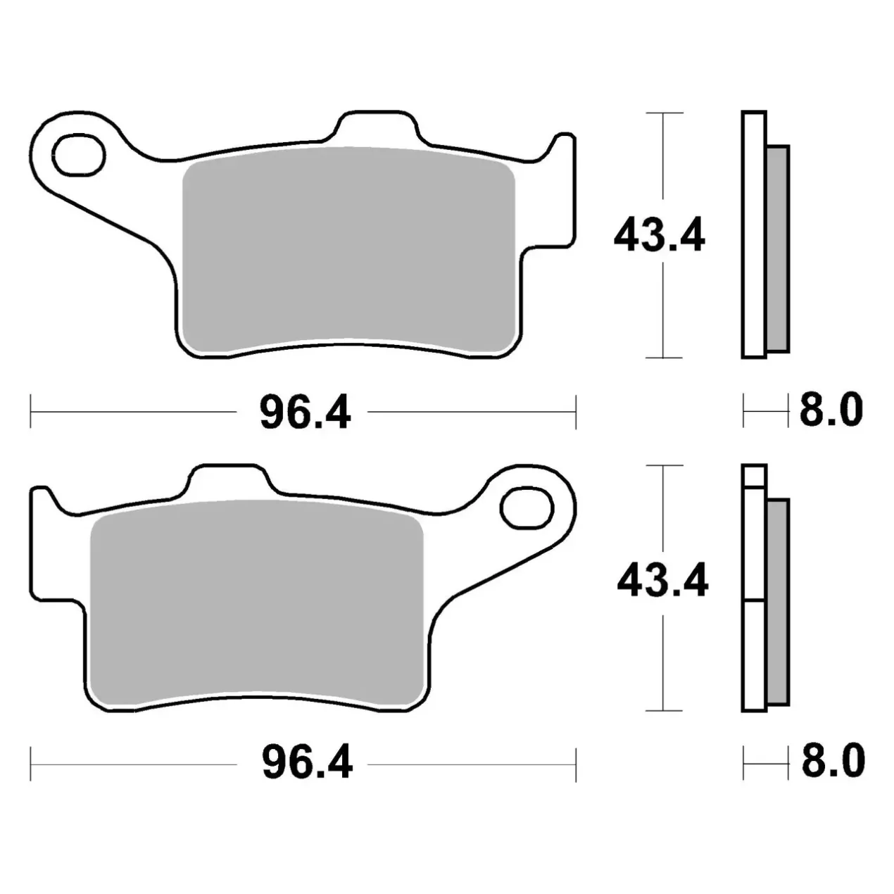 Set Pastiglie Brembo 07gr88sa Sinter Anteriori