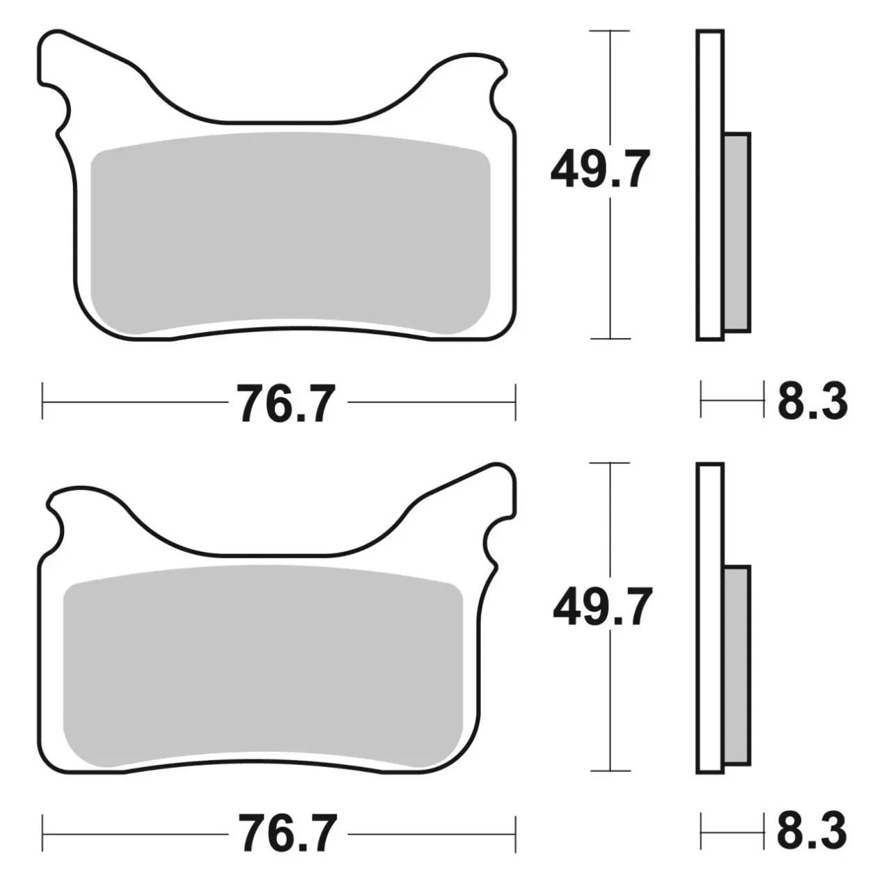 Set Pastiglie Brembo 07gr75sa Sinter Anteriori