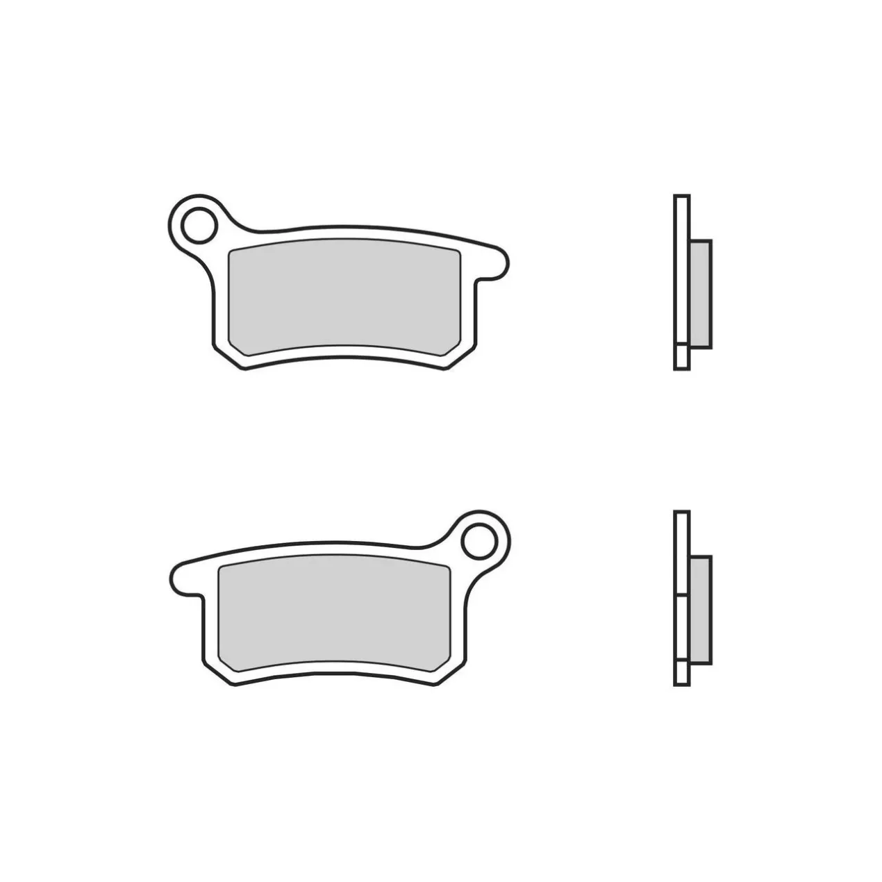 Set Pastiglie Brembo 07gr69sd Off Road Sinter