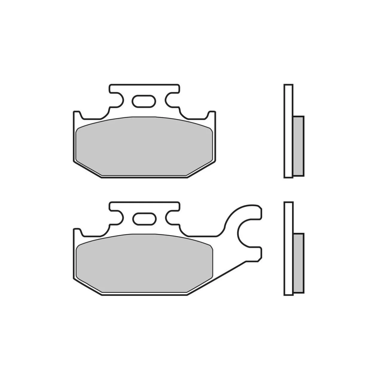 Set Pastiglie Brembo 07gr73sd Off Road Sinter