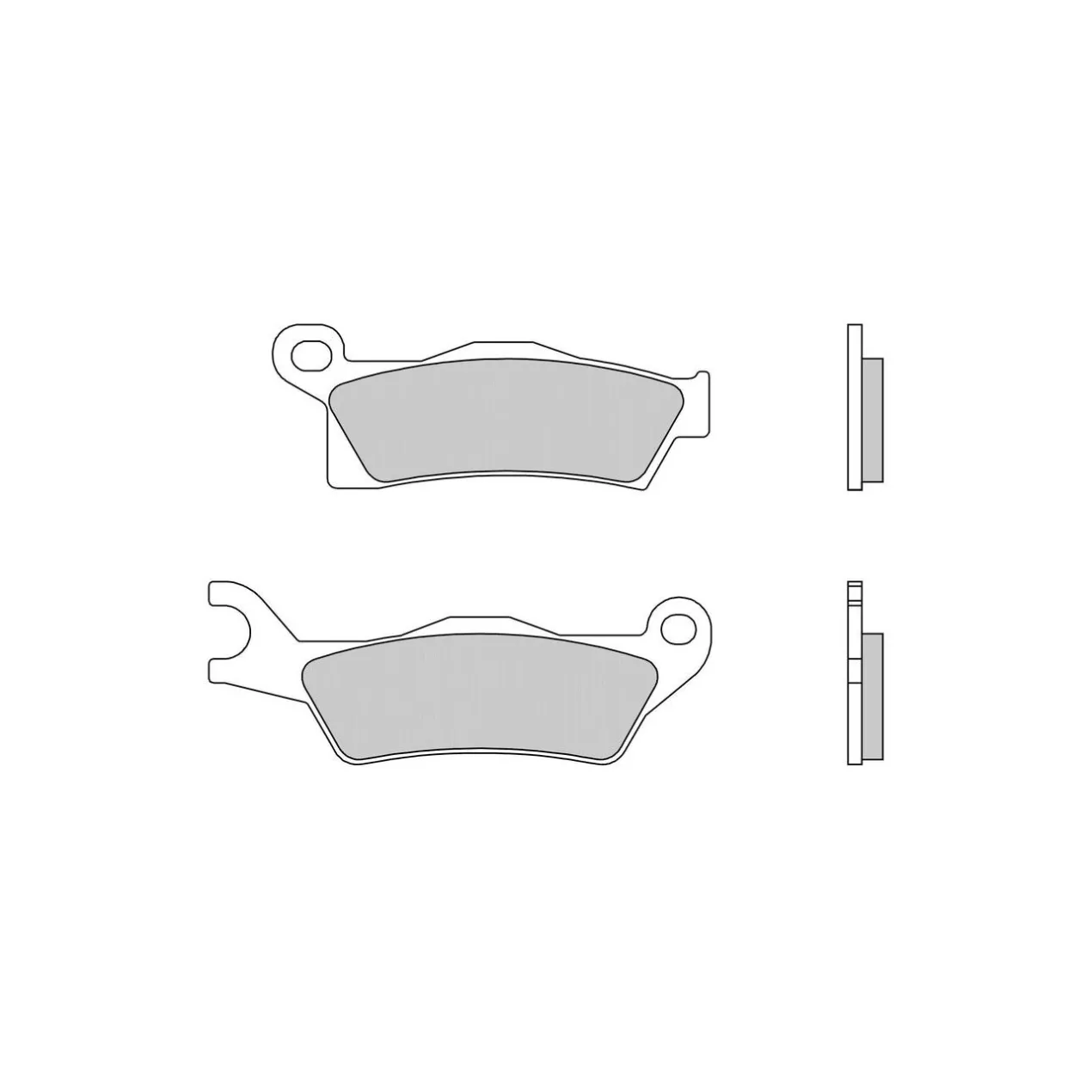 Set Pastiglie Brembo 07gr26sd Off Road Sinter
