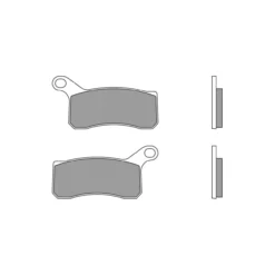 Set Pastiglie Brembo 07gr07sx Off Road Racing Sinter