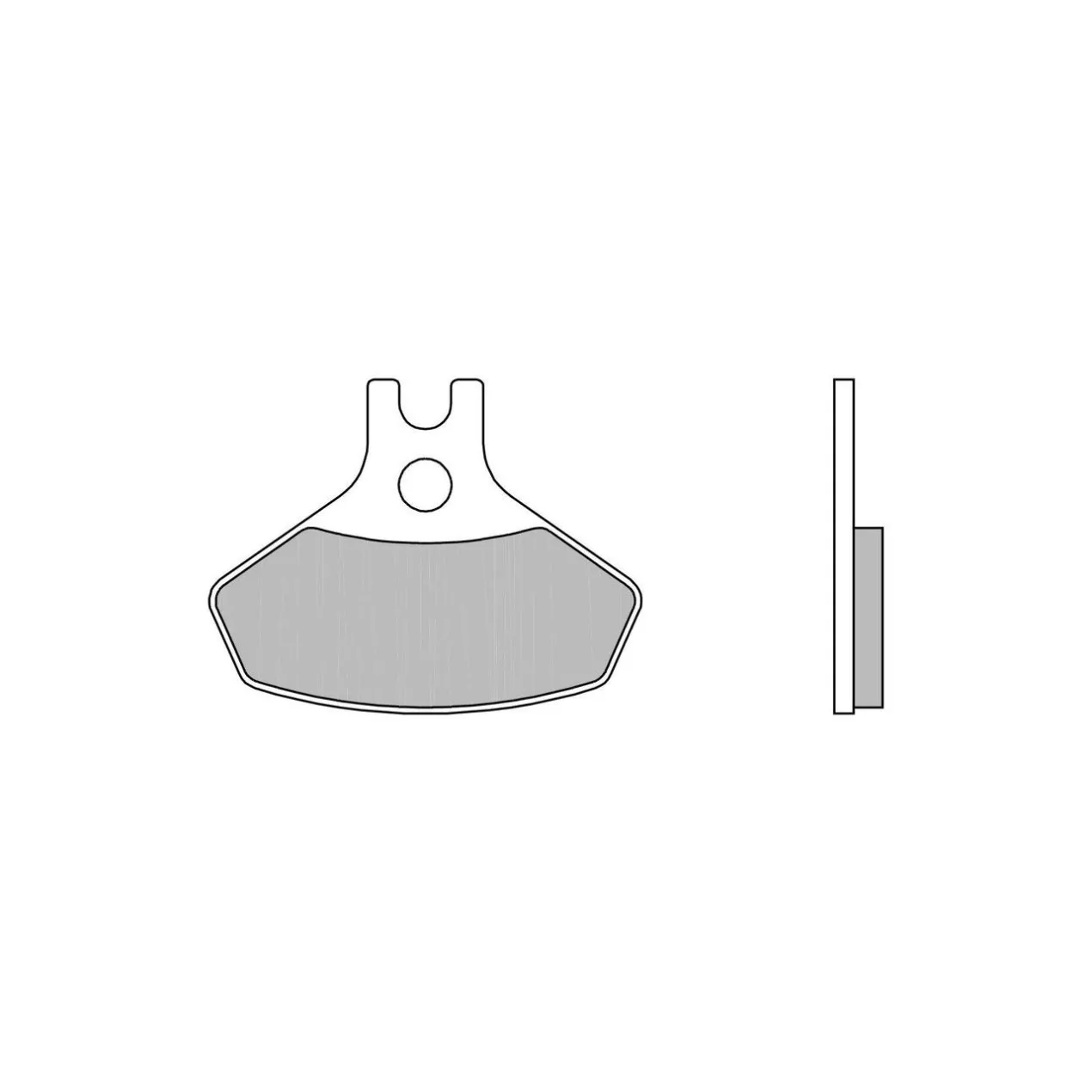 Set Pastiglie Brembo 07gr22sx Off Road Racing Sinter