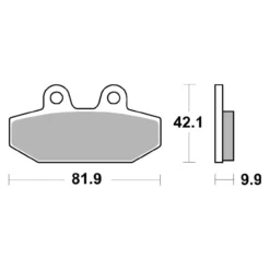 Set Pastiglie Brembo 07hd23sp Sint. Road Ant.