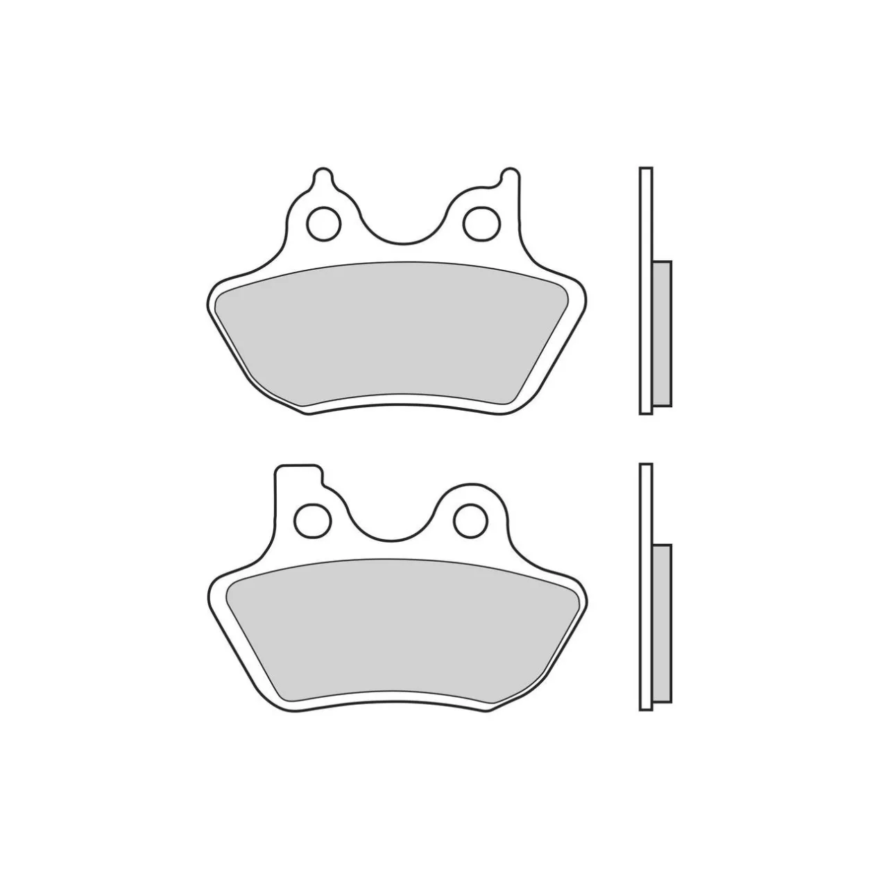 Set Pastiglie Brembo 07hd16sp Sinter Posteriori