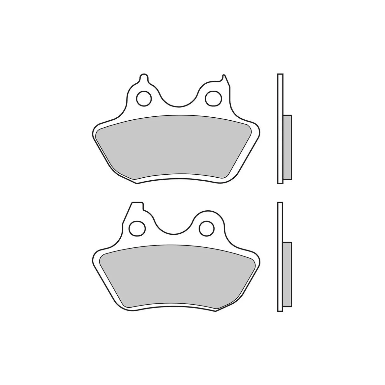 Set Pastiglie Brembo 07hd18sp Sinter Posteriori