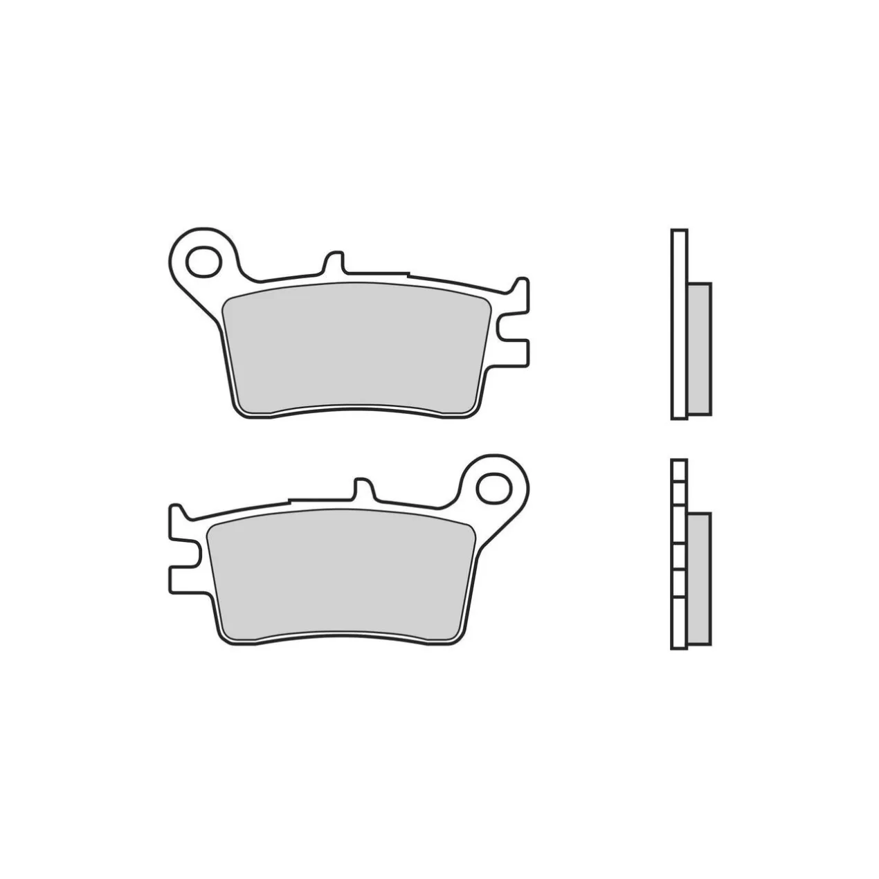 Set Pastiglie Brembo 07ho4607 Carbon Ceramic