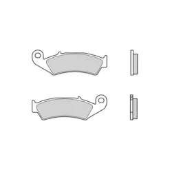 Set Pastiglie Brembo 07ho2911 Carbon Ceramic