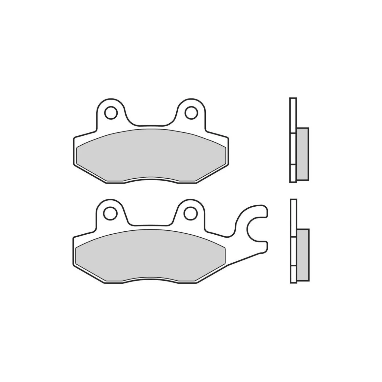 Set Pastiglie Brembo 07ho4008 Carbon Ceramic