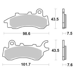 Set Pastiglie Brembo 07ho64cc Carbon Ceramic
