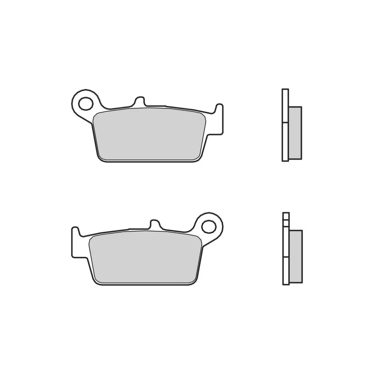 Set Pastiglie Brembo 07ho26sd Off Road Sinter