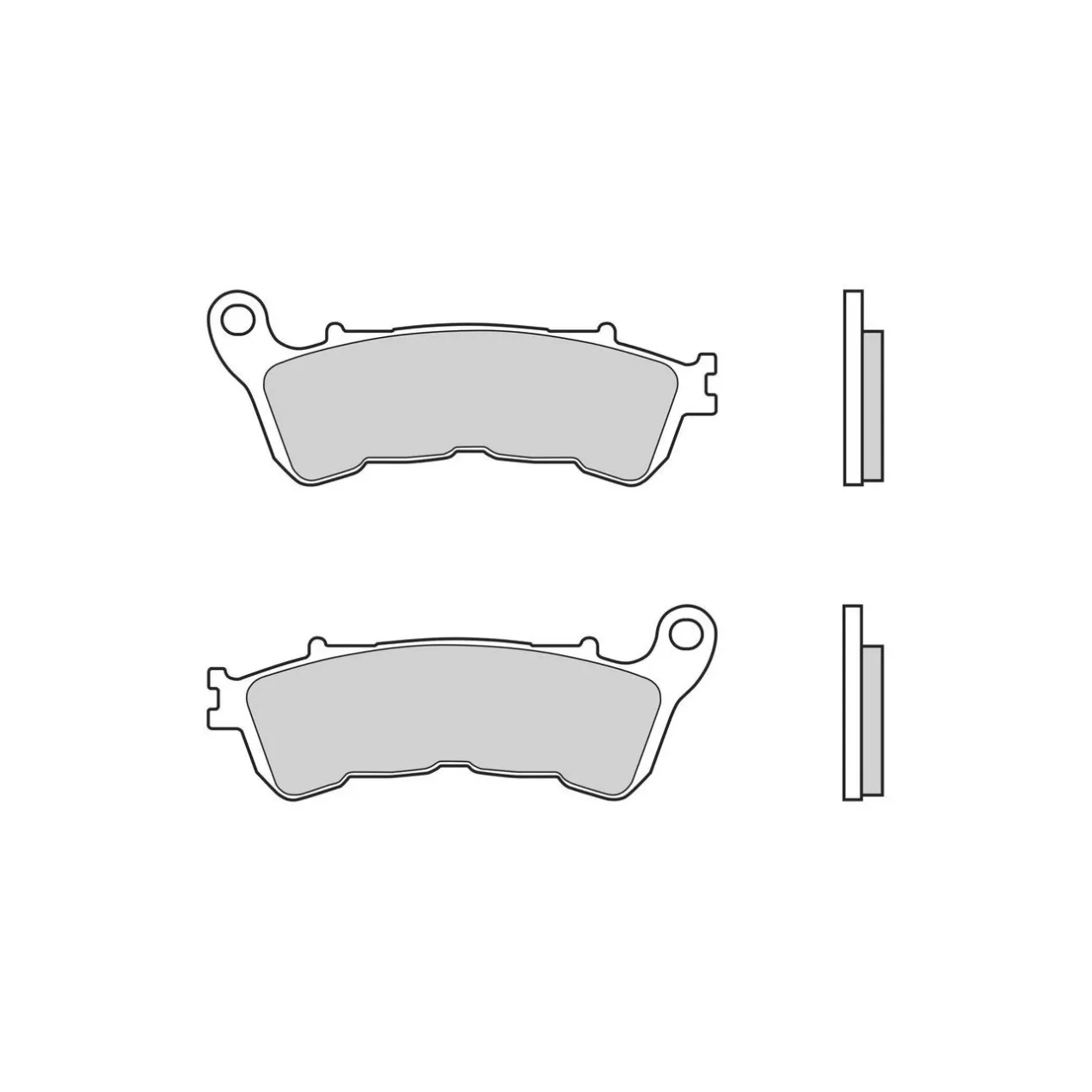 Set Pastiglie Brembo 07ho57sp Sinter Posteriori