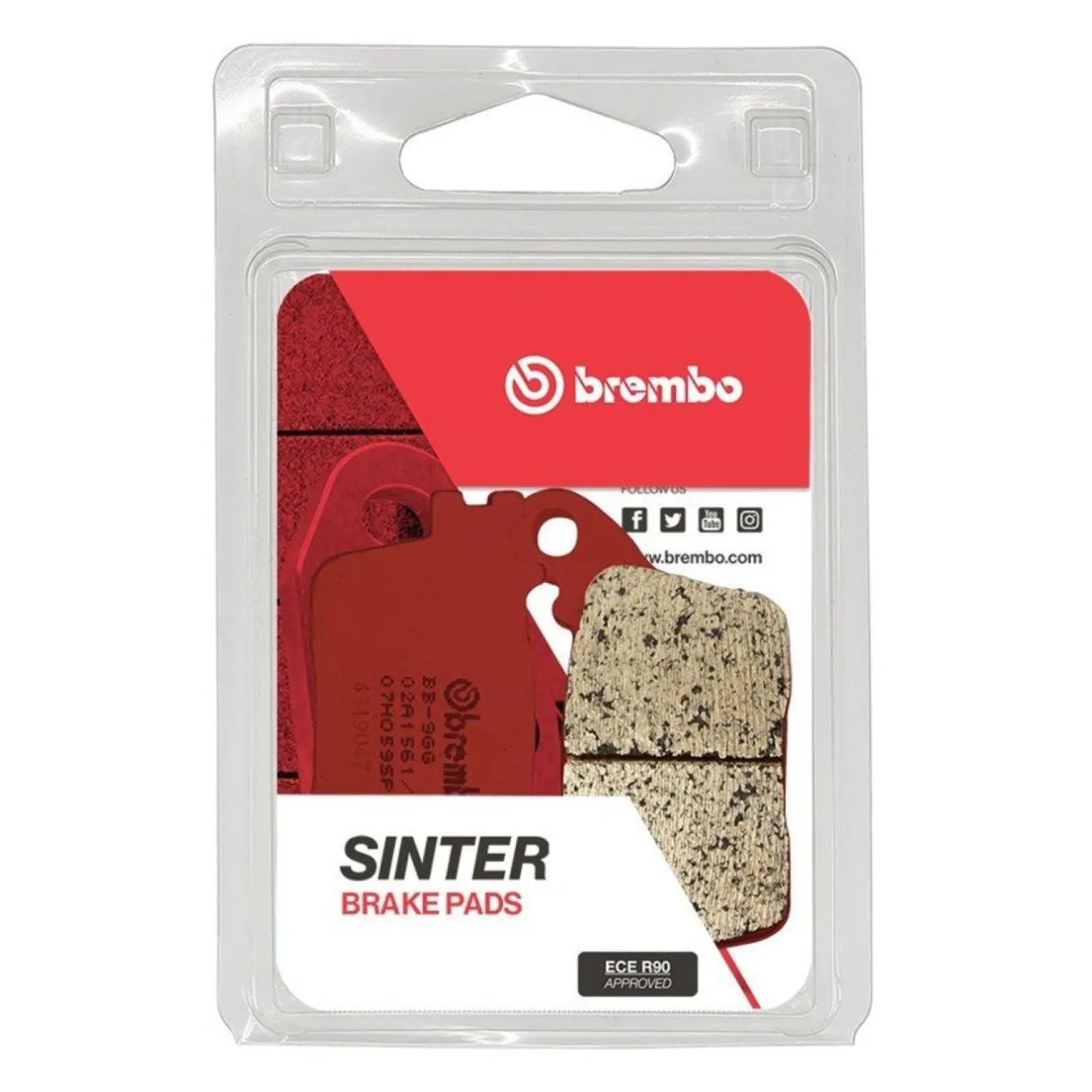 Set Pastiglie Brembo 07ho59sp Sinter Posteriori