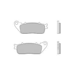 Set Pastiglie Brembo 07ho13sp Sinter Posteriori