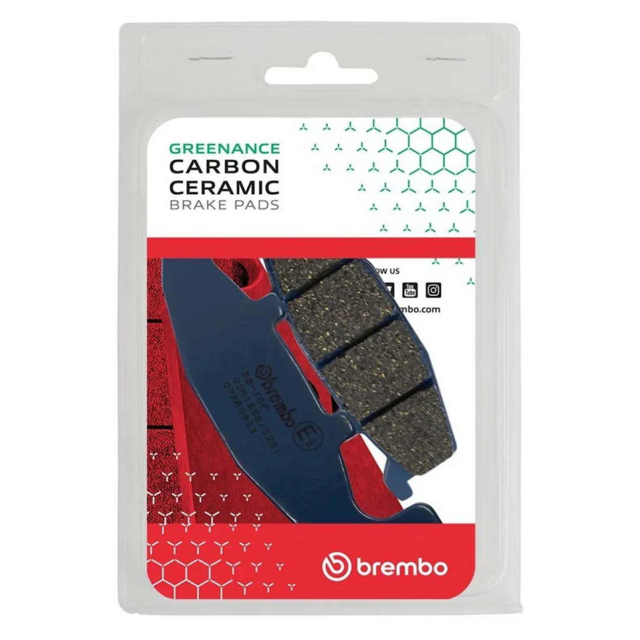 Set Pastiglie Brembo 07ka0933 Carbon Ceramic