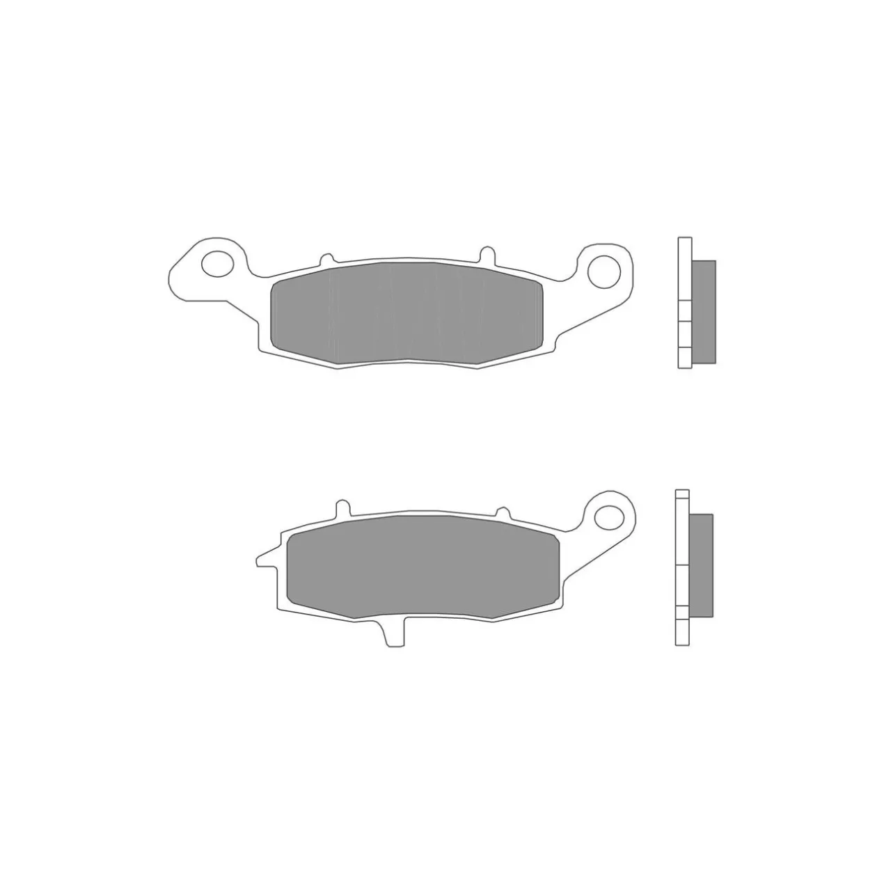 Set Pastiglie Brembo 07ka15sp Sinter Posteriori