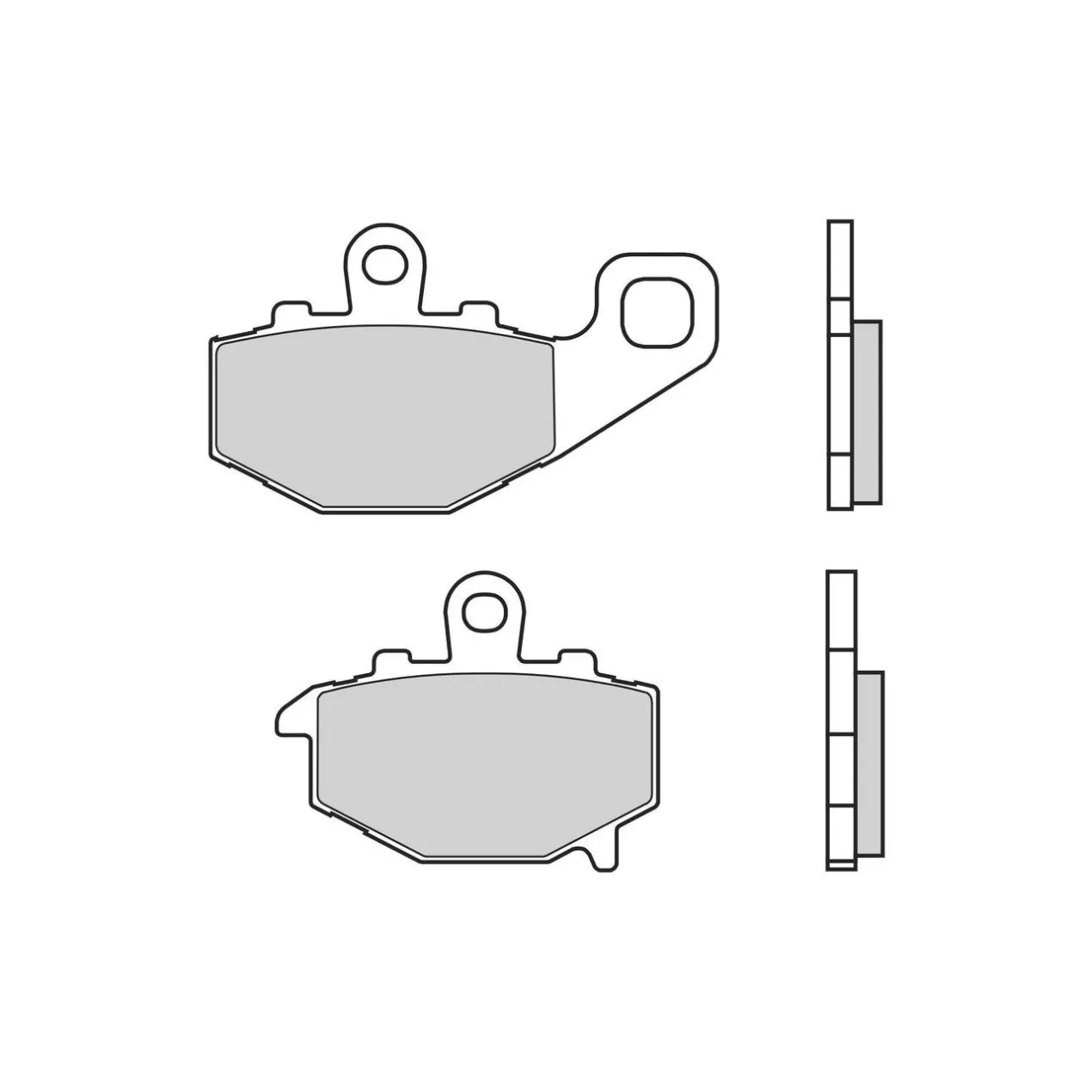 Set Pastiglie Brembo 07ka16sp Sinter Posteriori