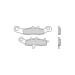 Set Pastiglie Brembo 07ka22sx Off Road Racing Sinter