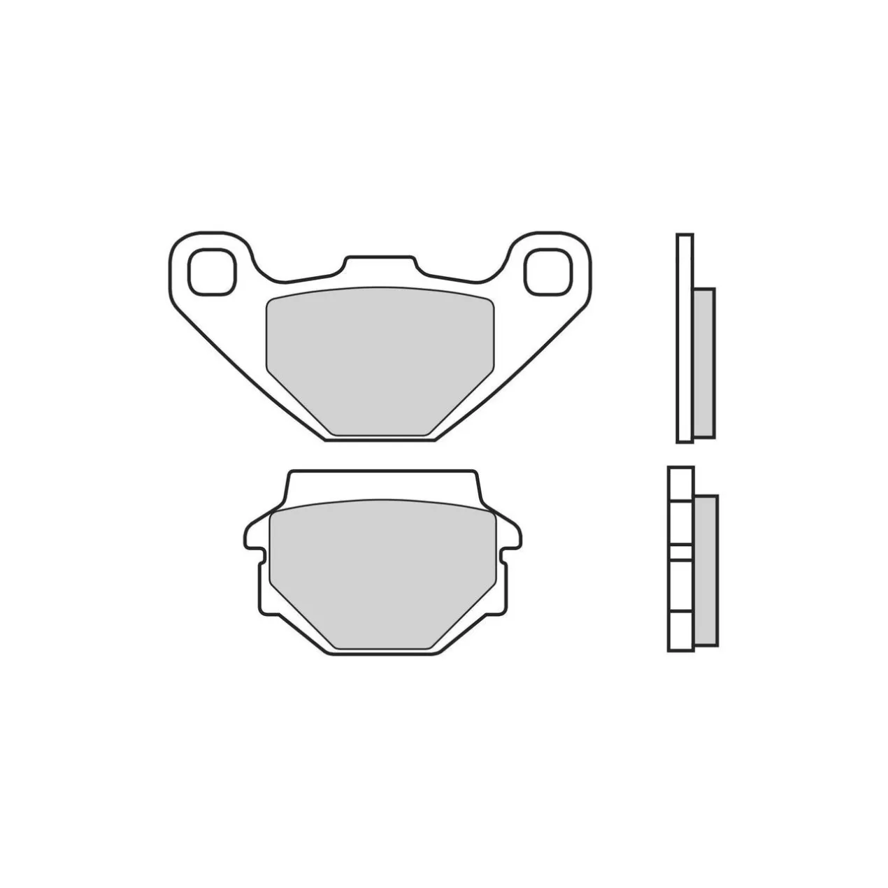 Set Pastiglie Brembo 07ks04tt Semimetallica