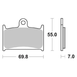 Set Pastiglie Brembo 07su22sa Sinter Anteriori