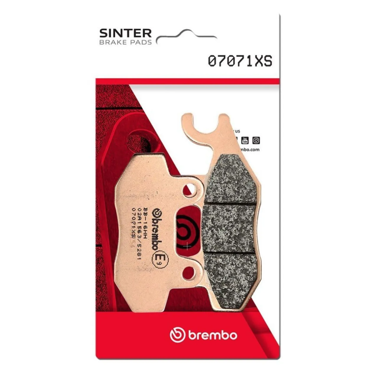Set Pastiglie Brembo 07071xs Scooter Sinter