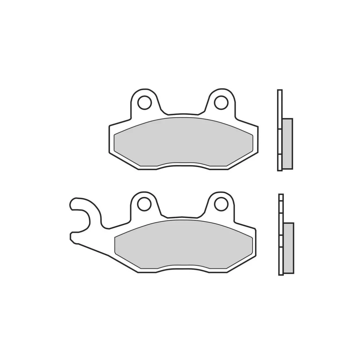 Set Pastiglie Brembo 07076xs Scooter Sinter