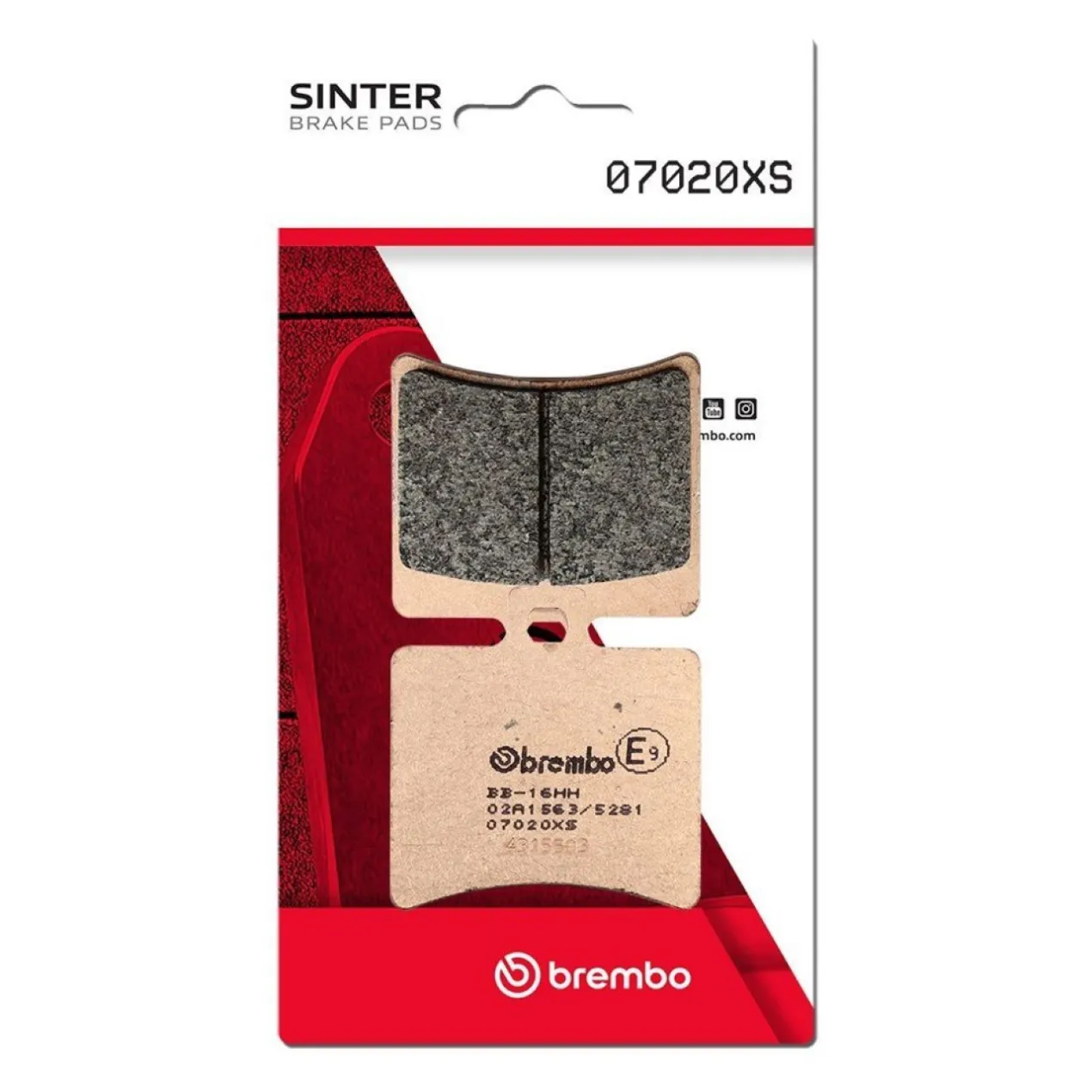 Set Pastiglie Brembo 07020xs Scooter Sinter