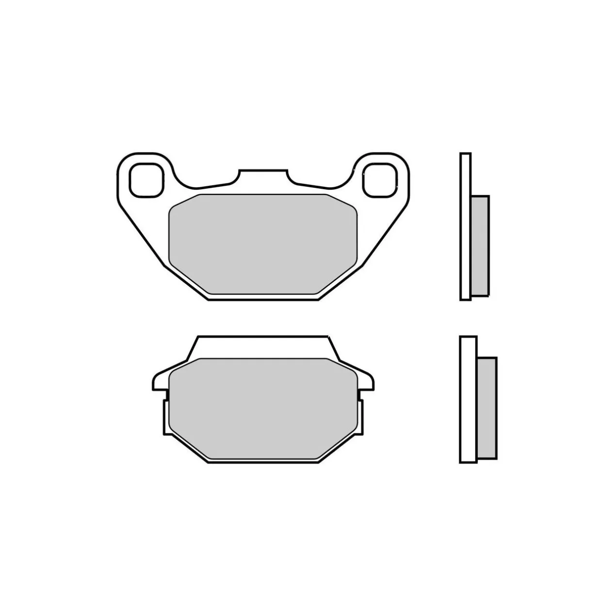 Set Pastiglie Brembo 07022xs Scooter Sinter