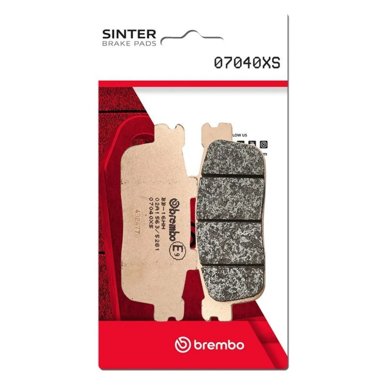 Set Pastiglie Brembo 07040xs Scooter Sinter