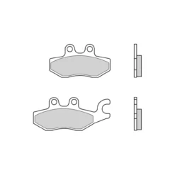 Set Pastiglie Brembo 07060xs Scooter Sinter