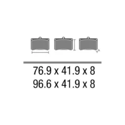Set Pastiglie Brembo 07ya2206 Carbon Ceramic