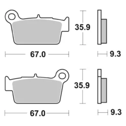 Set Pastiglie Brembo 07ya41cc Carbon Ceramic