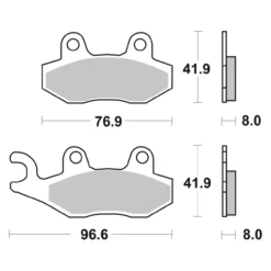 Set Pastiglie Brembo 07ya21la Sinter Anteriori La