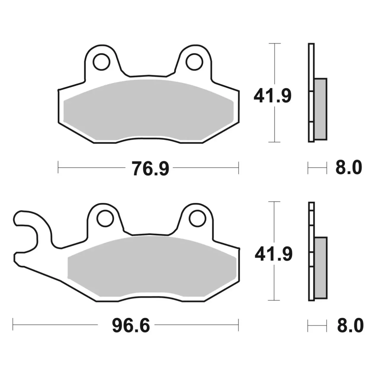 Set Pastiglie Brembo 07ya21la Sinter Anteriori La