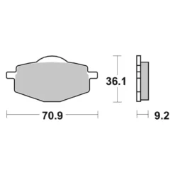 Set Pastiglie Brembo 07ya14sx Off Road Racing Sinter