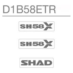 Set Adesivi Shad Per Sh58x