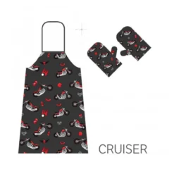 Set Da Cucina Grembiule + Guanto Forno Cruiser