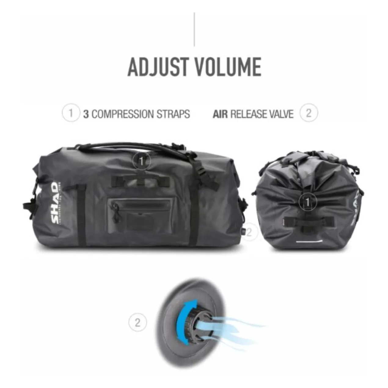 Shad Sw80 Borsa Posteriore Impermeabile 80Lt.