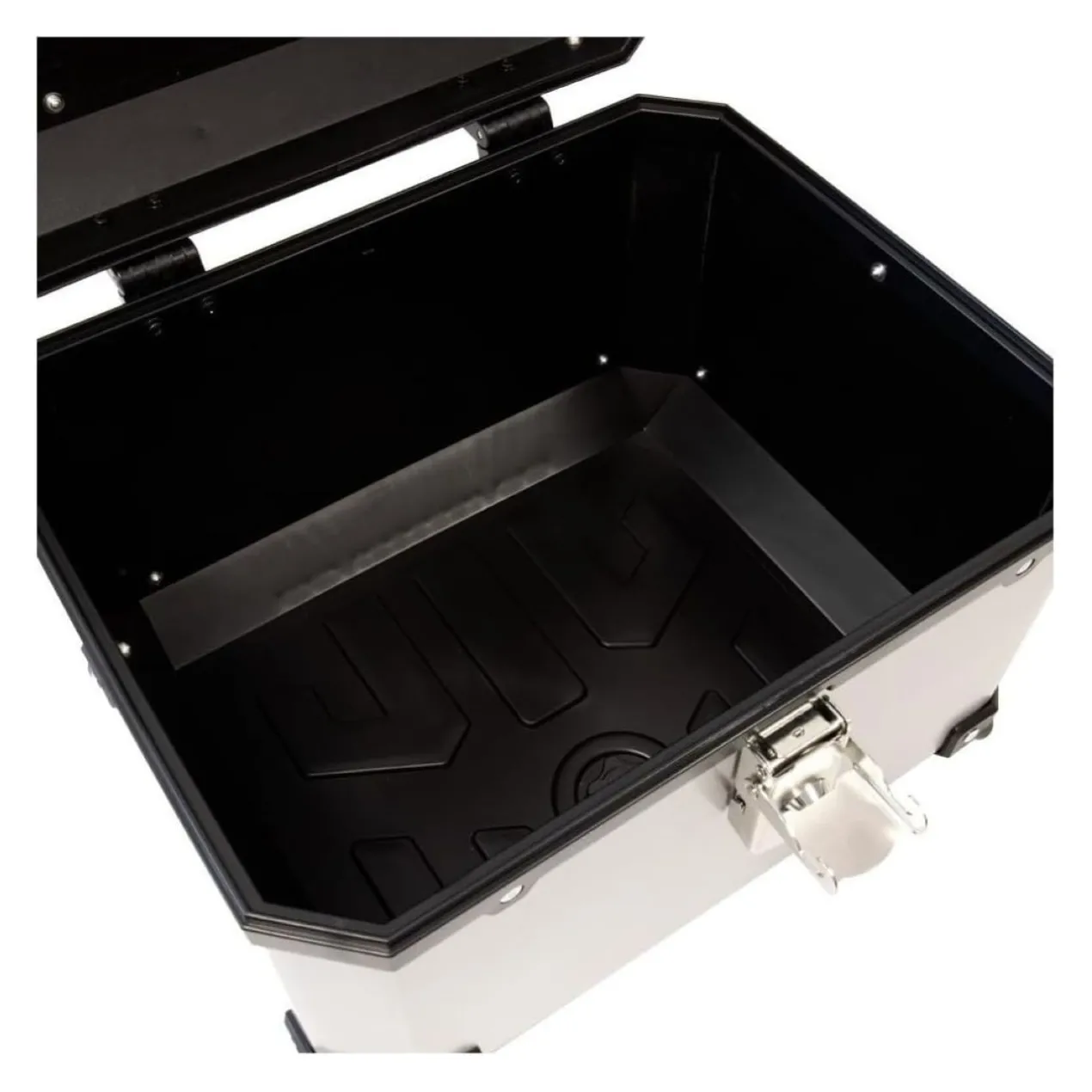 Top Case X-plor 30 Lt. Con Piastra Univ. Colore Alluminio