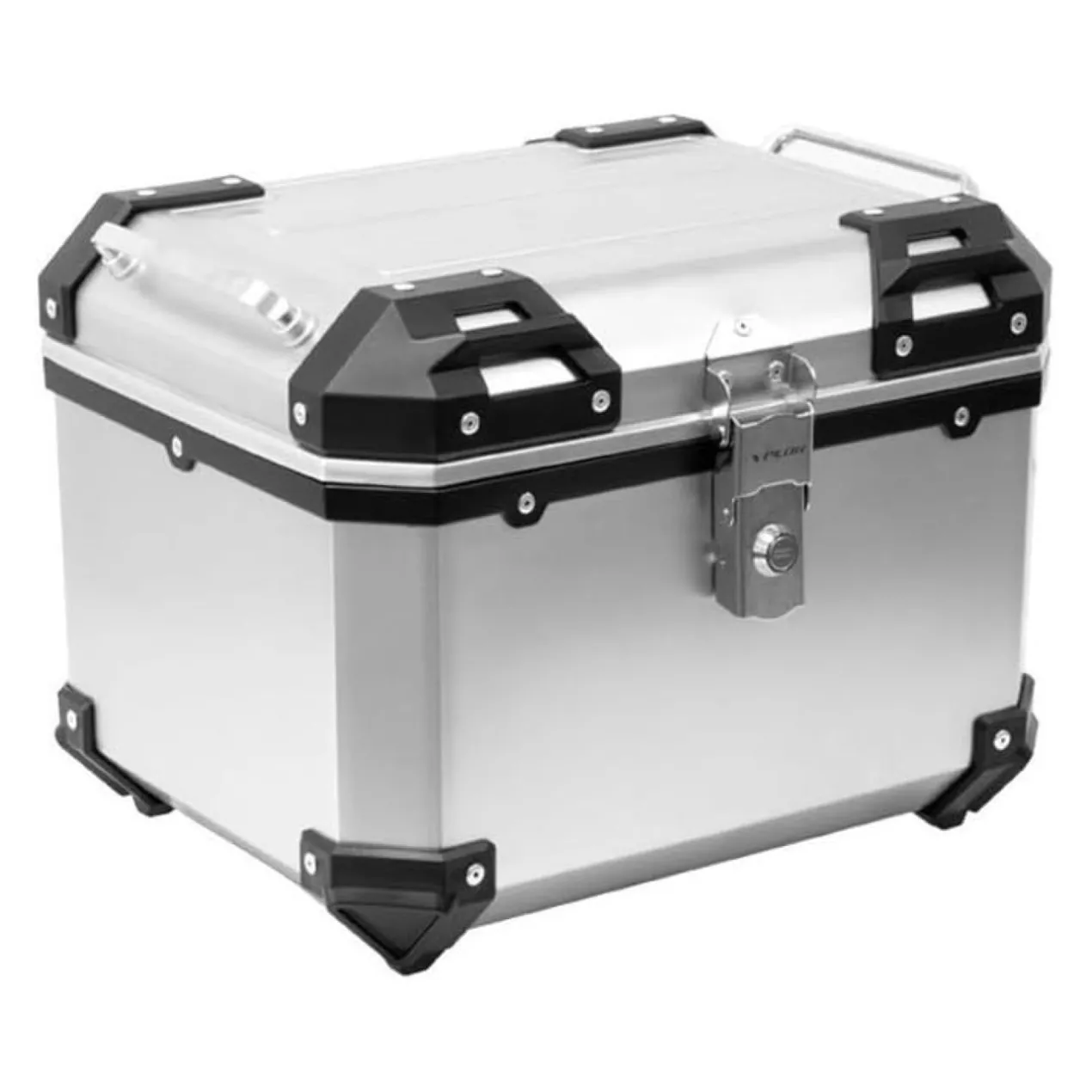 Top Case X-plor 30 Lt. Con Piastra Univ. Colore Alluminio