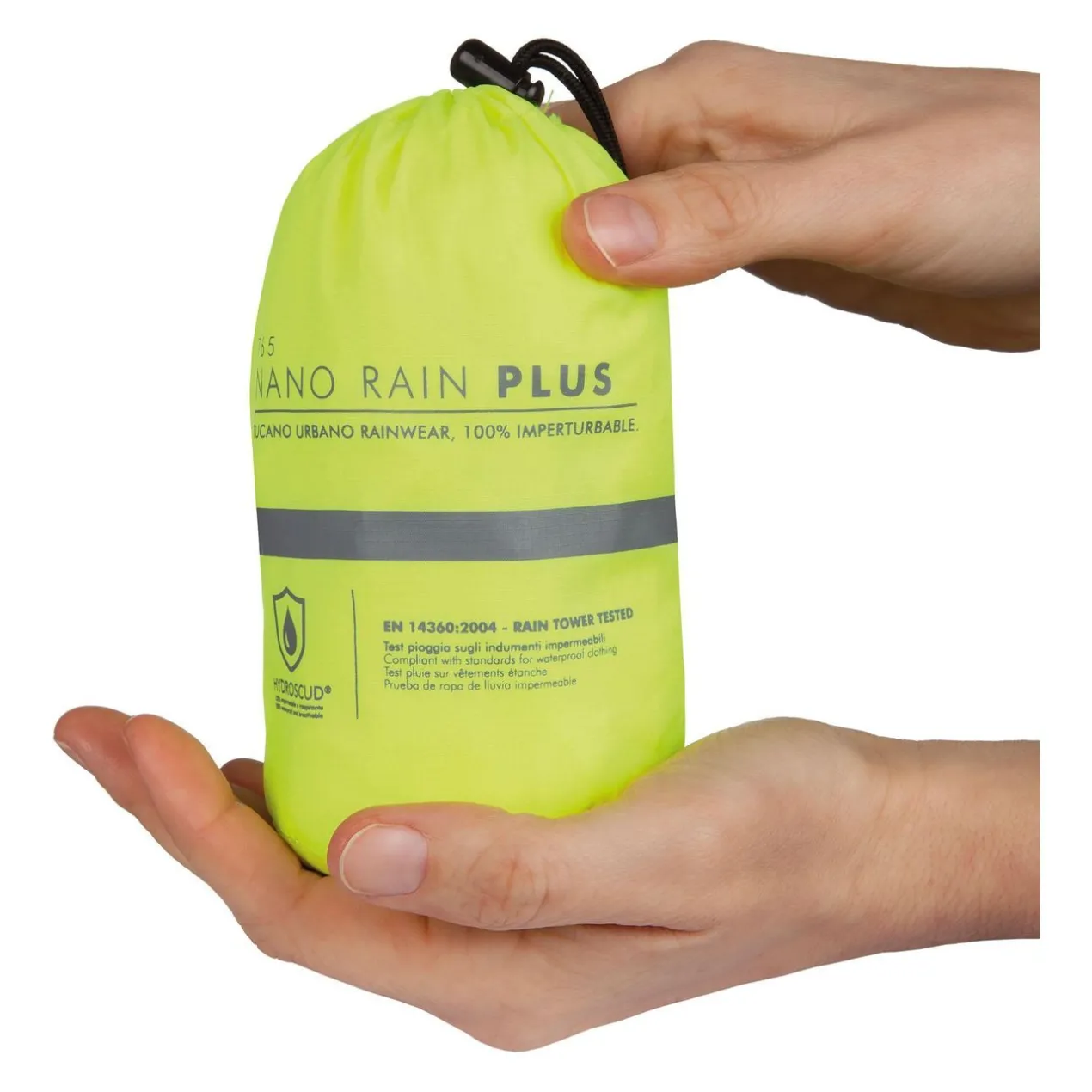 Tucanourbano Nano Rain Jacket Plus Supercompatta Giallo Fluo