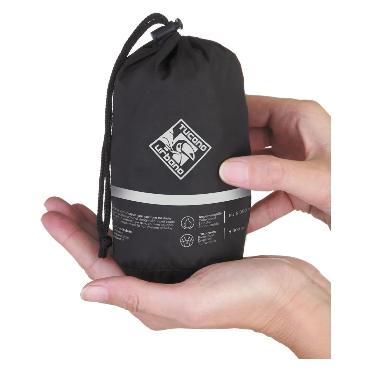 Tucanourbano Panta Nano Plus Pantalone Supercompatto Nero