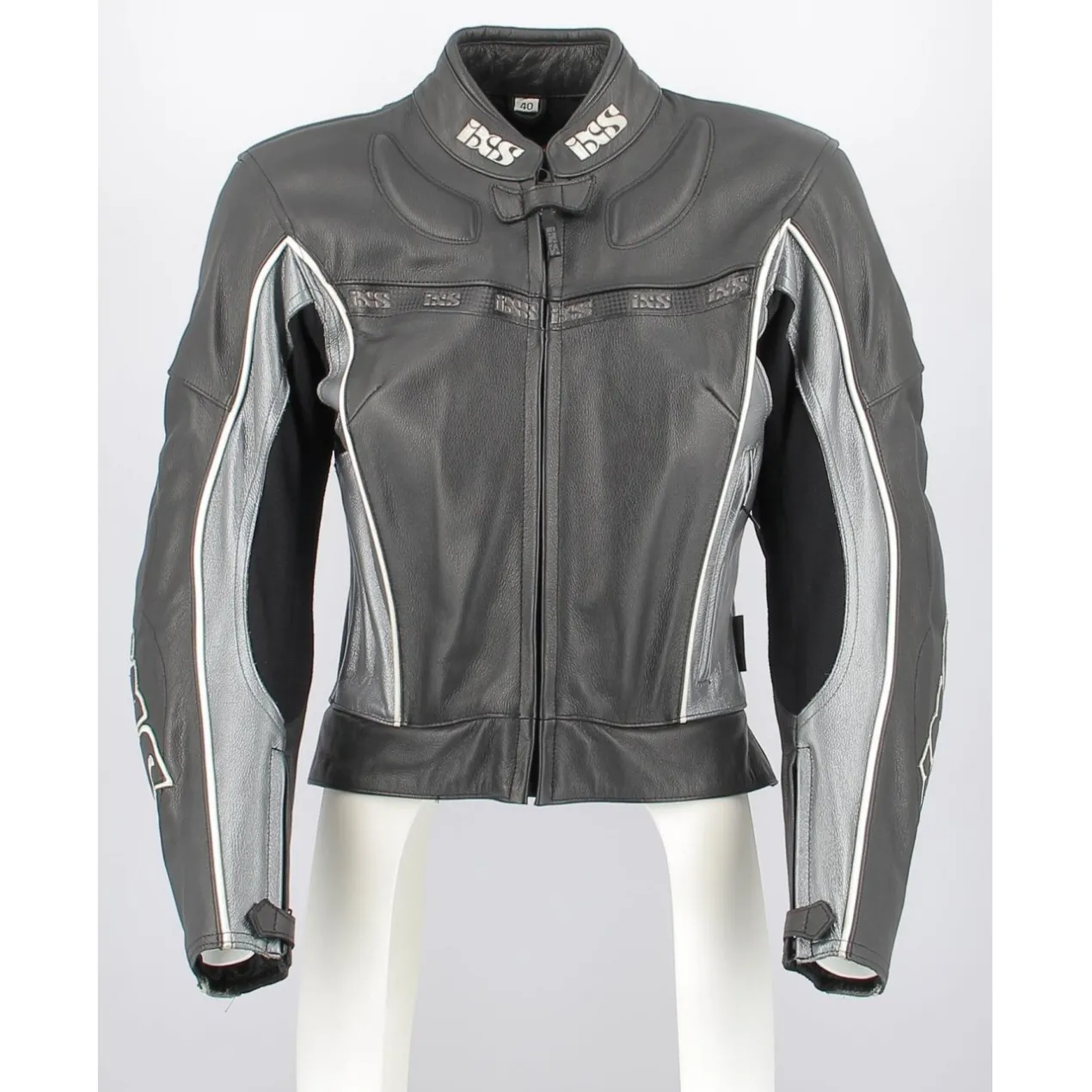 Tuta In Pelle Donna Ixs Valiant Divisibile Grigio Fant
