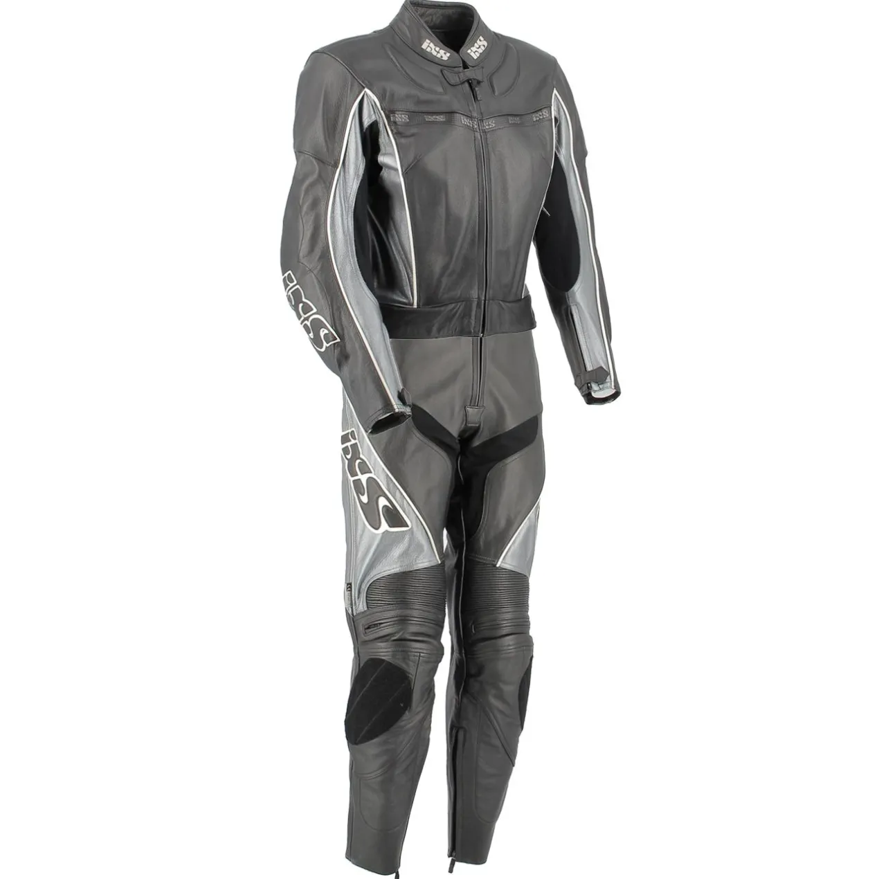 Tuta In Pelle Donna Ixs Valiant Divisibile Grigio Fant