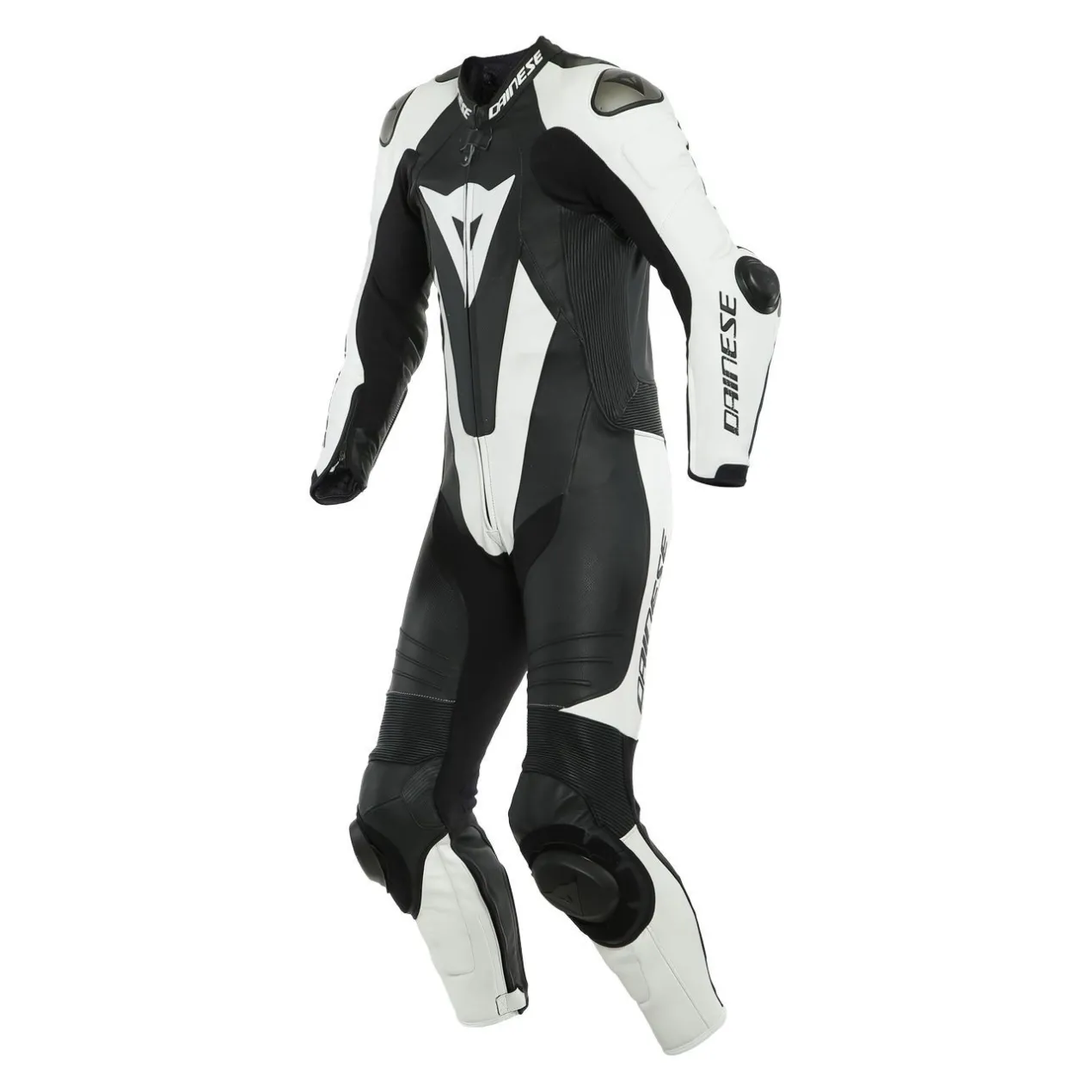 Tuta In Pelle Intera Traspirante Dainese Laguna Seca 5 Black/white