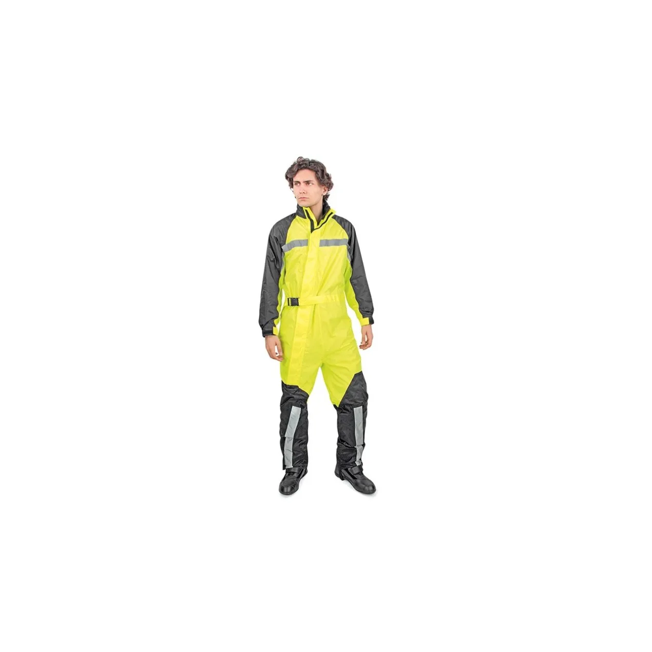 Tuta Intera Antipioggia Oj Total Fluo Giallo