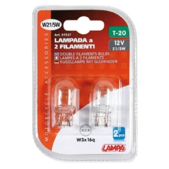 12v Lampada Zoccolo Vetro - W21/5w - 21w