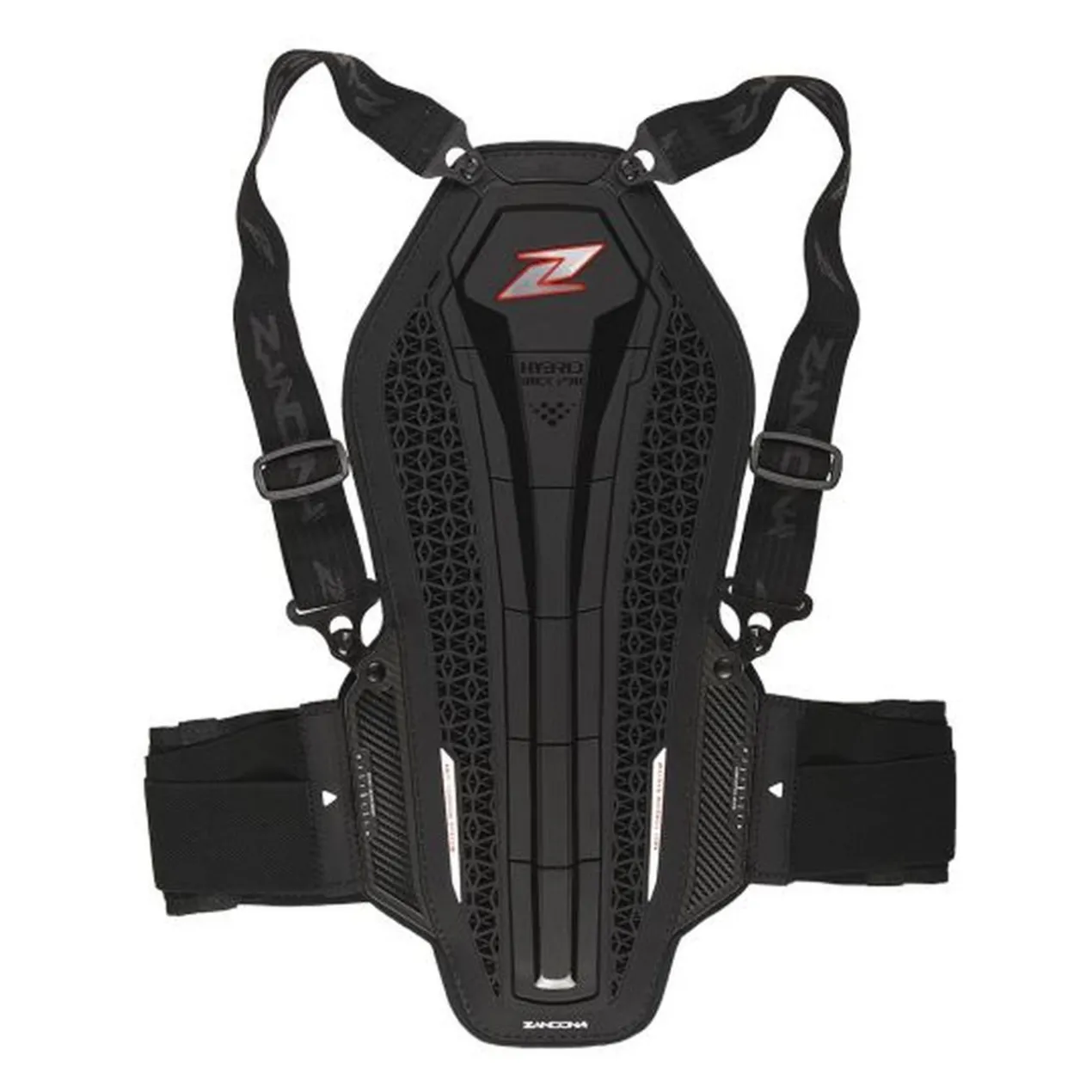 Zandona Protezione Schiena 1306 Hybrid Back Pro X6 Cm 158/167 Nero
